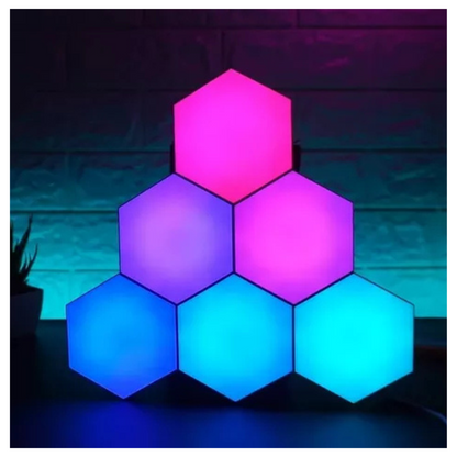 Luces Hexagonales 17 Colores LED