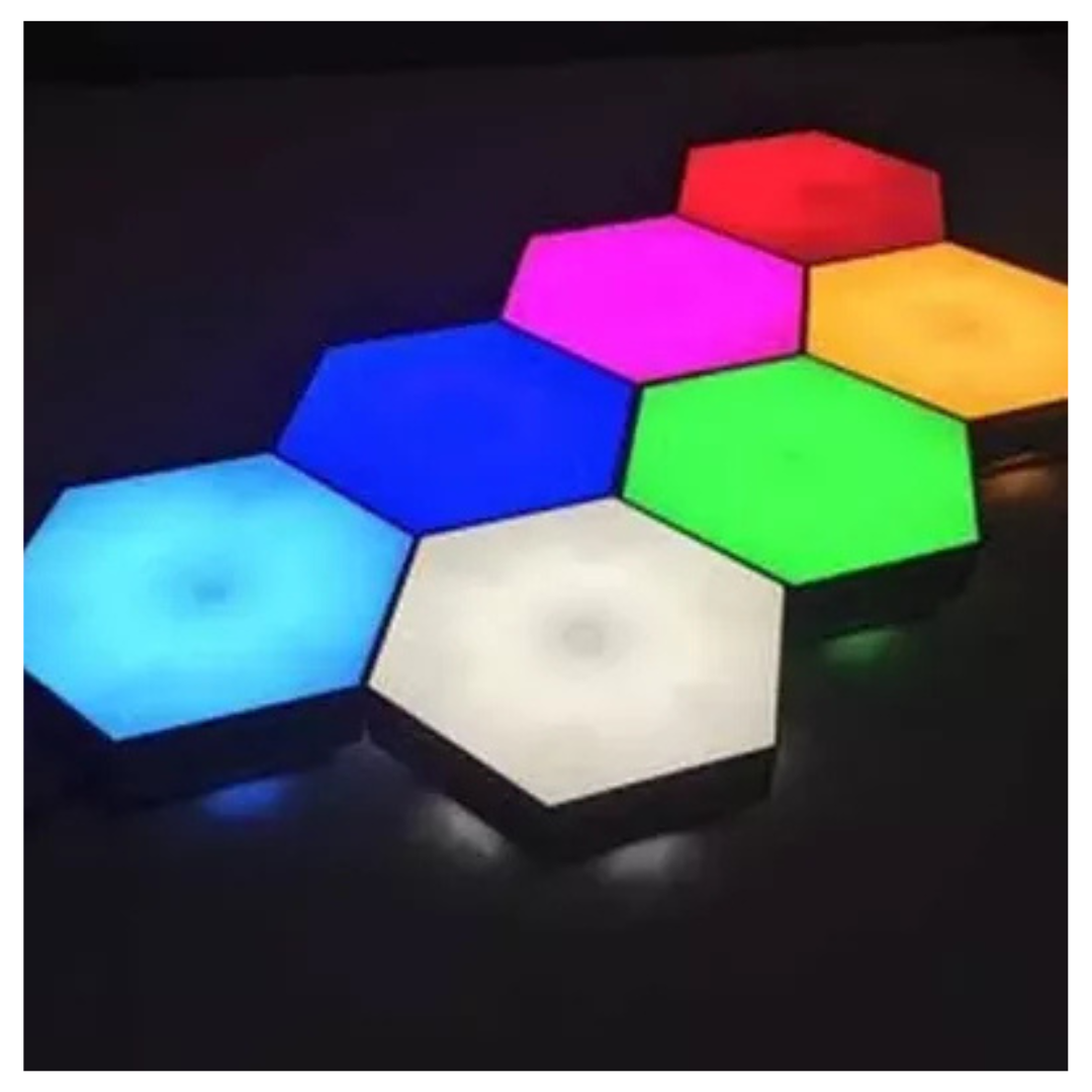 Luces Hexagonales 17 Colores LED