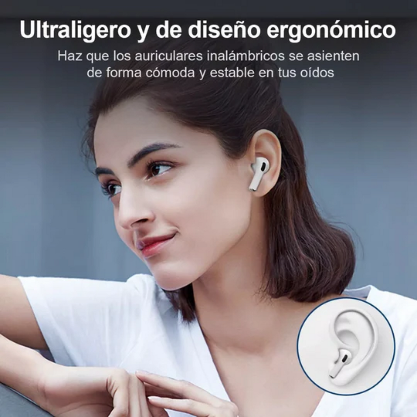 Audífonos Pro Bluetooth Pantalla Táctil